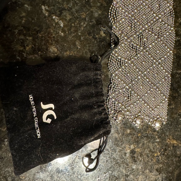 Silver Liquid Metal brand bracelet. Like new only worn twice - Picture 2 of 9